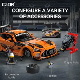 CaDA Bricks CaDA Mercedes AMG GT3 5466-tlg.