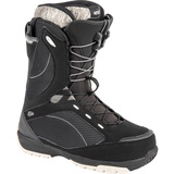 Nitro Monarch TLS '24 All Mountain Freestyle Schnellschnürsystem Boot Snowboardboot, Black-Sand, MP 25.5 // EU 39 1/3 // US WMN 8