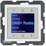 Berker Radio Touch UP DAB+ BT S.1/B.x Polarweiß glänzend