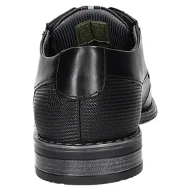 Bugatti Schnürschuh Herren Schwarz 46