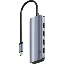 Cudy 6-IN-1 USB-C Hub with 4K HDMI - Grau/Silber