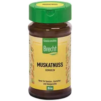 Muskatnuss - gemahlen im Glas