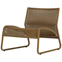 Woood Gartensessel West 78 x 67 x 69 cm honiggelb