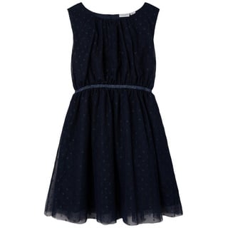 NAME IT NKFVABOSS Spencer NOOS Kleid, Dark Sapphire/Detail:W. Tone IN Tone Lurex, 122