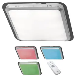 Reality|Trio LED-Deckenleuchte RL135, H√§ngeleuchte Effektleuchte, Farbwechsel RGB