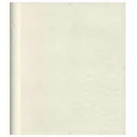 vidaXL Balkon-Sichtschutz Creme 120x1000 cm 100 % Polyester-Oxford