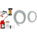 MEHOOSPVN Dieselpumpe 12V 175W Ölabsaugpumpe Elektrisch Ölwechselpumpe Kraftstoffpumpe Unterstützt Vorwärts und Rückwärtsdrehung 50L/Min mit Automatische Zapfpistole Zählwerk 4m Schlauch