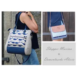 Sparpaket: Shopper Maxima + Damentasche Alexia