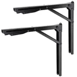 DEMA Wandkonsole Regalkonsole Konsolentisch Wandtisch Wand konsole Klappbar 2er Set