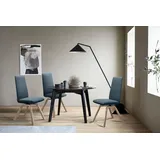 Stressless® Polsterstuhl Laurel, High Back, Größe L, mit schräggestellten Beinen in Schwarz blau