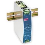 MeanWell Mean Well NDR-75-12 Hutschienen-Netzteil (DIN-Rail) 12 V/DC 6.3A 75W 1 x