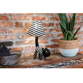happy lamps - LED-Tischleuchte, für Kinder Baby Luna LED/5,4W/230V Katze, - Schwarz