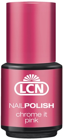 LCN Nail Polish "chrome it pink" 12ml