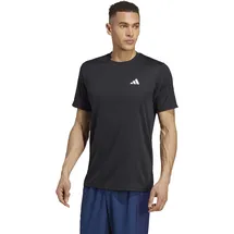 adidas T-Shirt Herren Train Essentials Training Tee, Black/White, XXL
