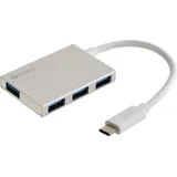 Sandberg USB-C to 4 xUSB 3.0 Hub - Hub - x SuperSpeed USB