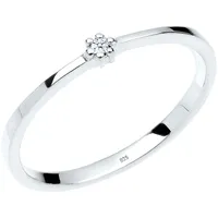 Elli DIAMORE Ring Damen Verlobungsring Diamant 925er Sterling Silber