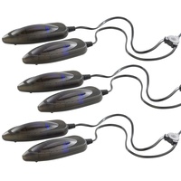 infactory UV Lampen Schuhe: 3er-Set elektrische Schuhtrockner mit UV-Licht (Schuh- & Handschuhtrockner, Schuhwärmetrockner, Handschuh)