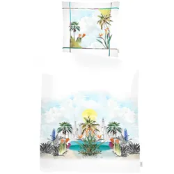 APELT Bettwäsche »Miami Gots«, Stadt unter Palmen APELT bunt B/L: 135 cm x 200 cm