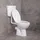 Belvit Dusch WC mit WC-Sitz Weiß