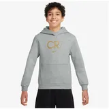 Nike CR7 Club Fleece Hoodie Kinder - lt smoke grey/htr/metallic gold