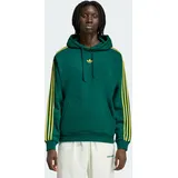 adidas Hoodie Tipped Stripes Collegiate Grün L