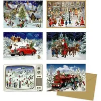Coppenrath Verlag Miniatur-Adventskalender-Sortiment Nostalgische Adventszeit