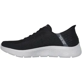SKECHERS Go Walk Flex Hands Up Herren Slipper, schwarz, Obermaterial: 100% Textilmaterial TEXMAT., Schuhe Wanderschuh