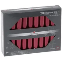 Stumpenkerzen Baumkerzen Edelglanz Altrot 95 x Ø 13 mm,