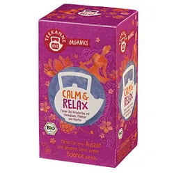 TEEKANNE ORGANICS. CALM & RELAX Bio-Tee 20 Portionen