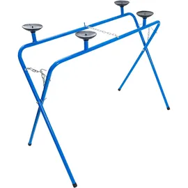 BGS Windschutzscheiben-Ständer Metall blau mit Saugplatten