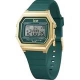 ICE-Watch ICE digit retro Verdigris - Blaue Damenuhr mit Plastikarmband - 022069 (Small)