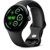 Google Pixel Watch 3 45 mm Bluetooth + LTE matte black Sportarmband obsidian