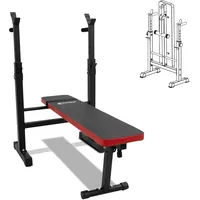 FFitness Hantelbank Rot