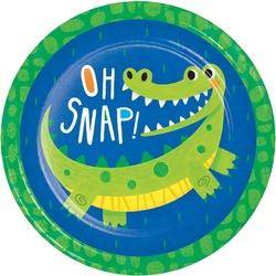 Creative Party, Einweggeschirr, Pappteller Alligator Gross