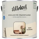 Stiltalent Wandfarbe 'soft almond' matt 2,5 l