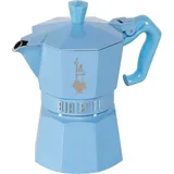 Bialetti Moka Exclusive 3 Tassen Blau