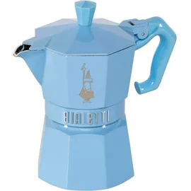 Bialetti Moka Exclusive 3 Tassen Blau