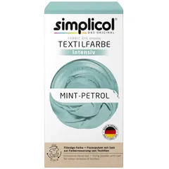 Simplicol Textilfarbe intensiv Mint-Petrol 150g