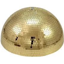Eurolite Spiegel-Halbkugel 40cm gold motorisiert