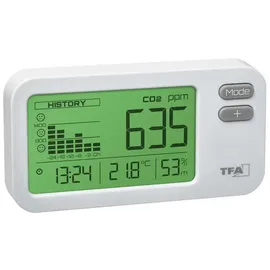 TFA AirCO2ntrol Coach Weiß mit Micro-USB Kabel 1