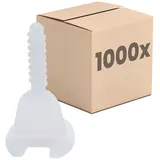 Dalsys Fliesen Nivelliersystem 1mm 1000x Gewindelaschen für Ebenmäßige Fugen