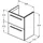 Ideal Standard Waschtischunterschrank 2 Auszüge 50 x 37,5 x 63 cm Quarzgrau Matt