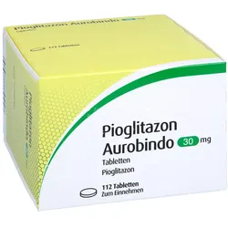 Pioglitazon Aurobindo 30 mg Tabletten 112 St