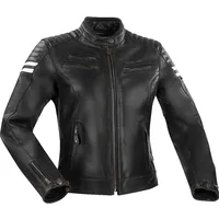 Segura Funky Lederjacke Schwarz/Weiß 46