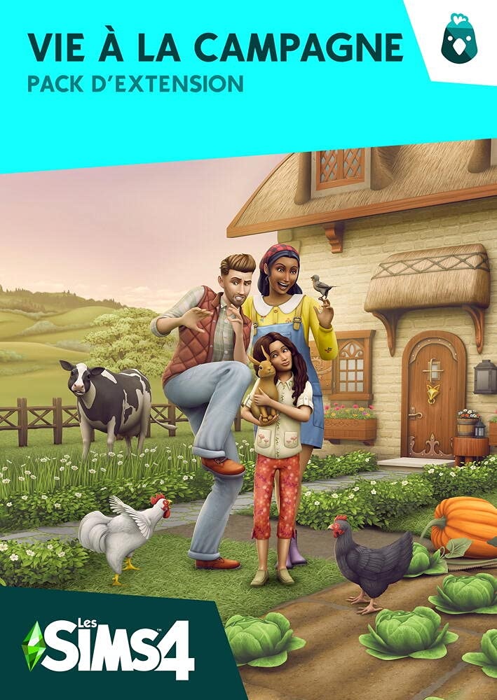 Les Sims 4: Vie à la Campagne (Add-On) (Code in a Box) (PC/Mac)