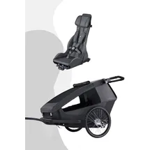 Croozer Yuuna Kinderanhänger grau 2018