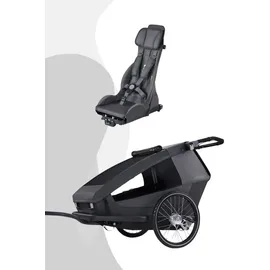 Croozer Yuuna Kinderanhänger grau 2018