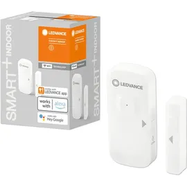 LEDVANCE Sensor mit WiFi-Technologie um offene Türen und Fenster zu erkennenn, Steuerung über Smartphone, Kompatibel mit Alexa und Google, 1er-Pack