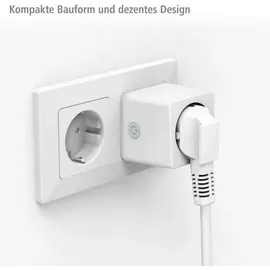 Hama WLAN-Steckdose Mini, ohne Hub, Smart-Steckdose (176573)