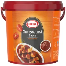 Hela Gewürzwerk Hermann Laue GmbH Hela Currywurst Sauce leicht pikante Würzsauce für Currywust 10000ml
